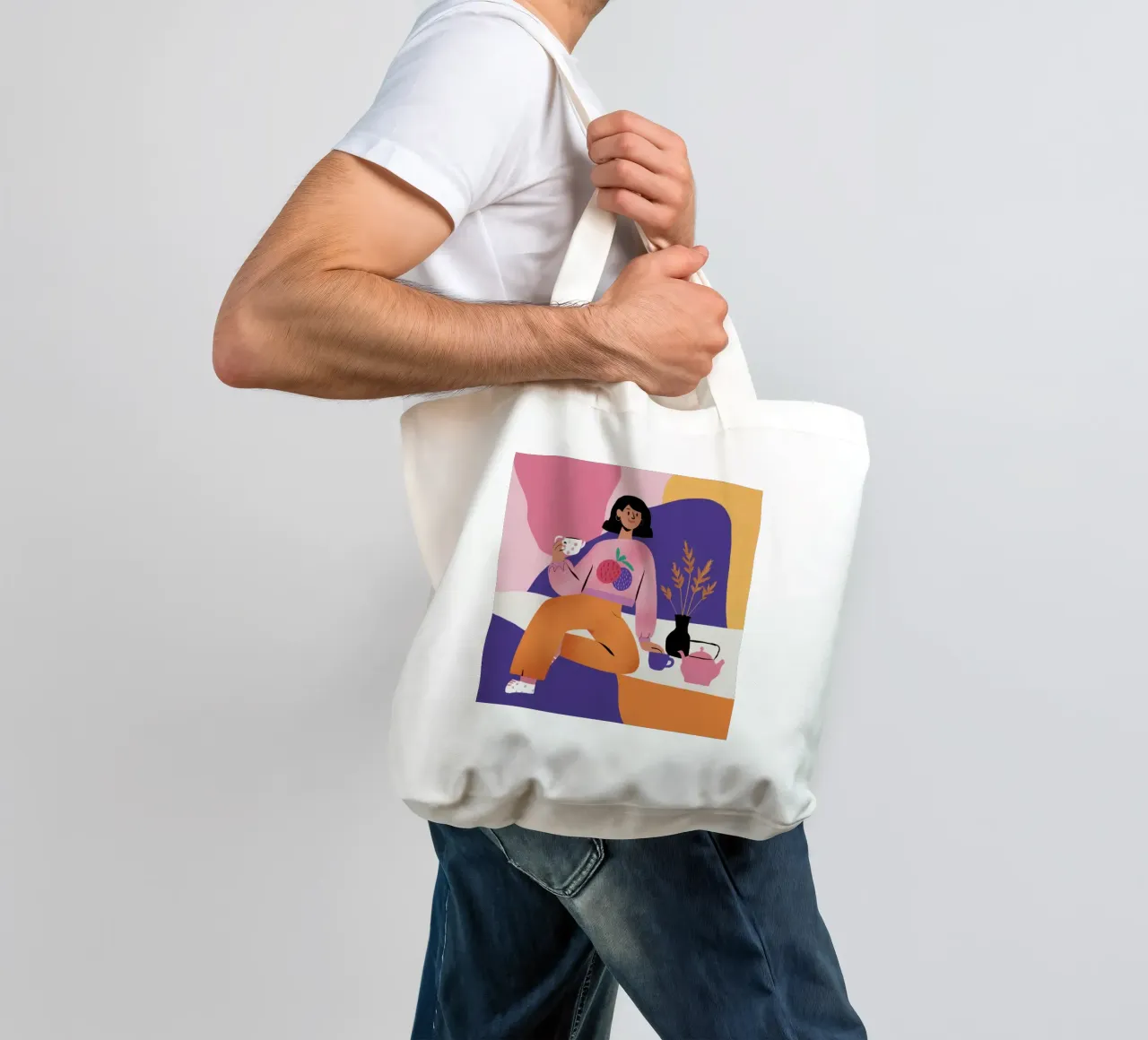 Feline Juice Repose tote bag by Prism Ritual