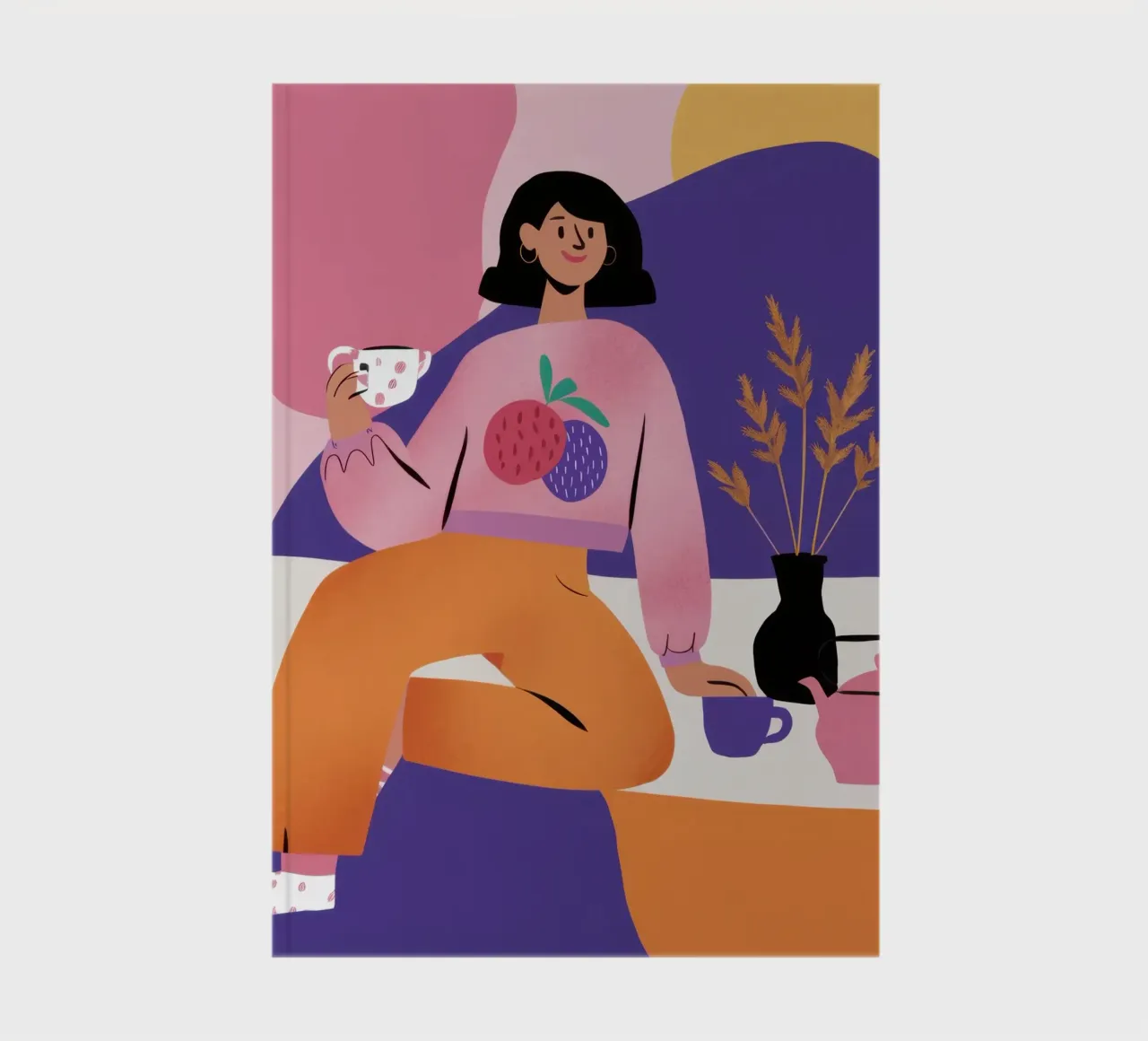 Feline Juice Repose notebook by Prism Ritual