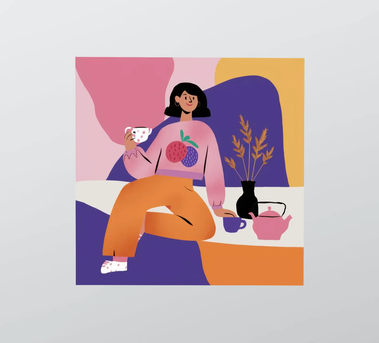 Feline Juice Repose sticker by Prism Ritual