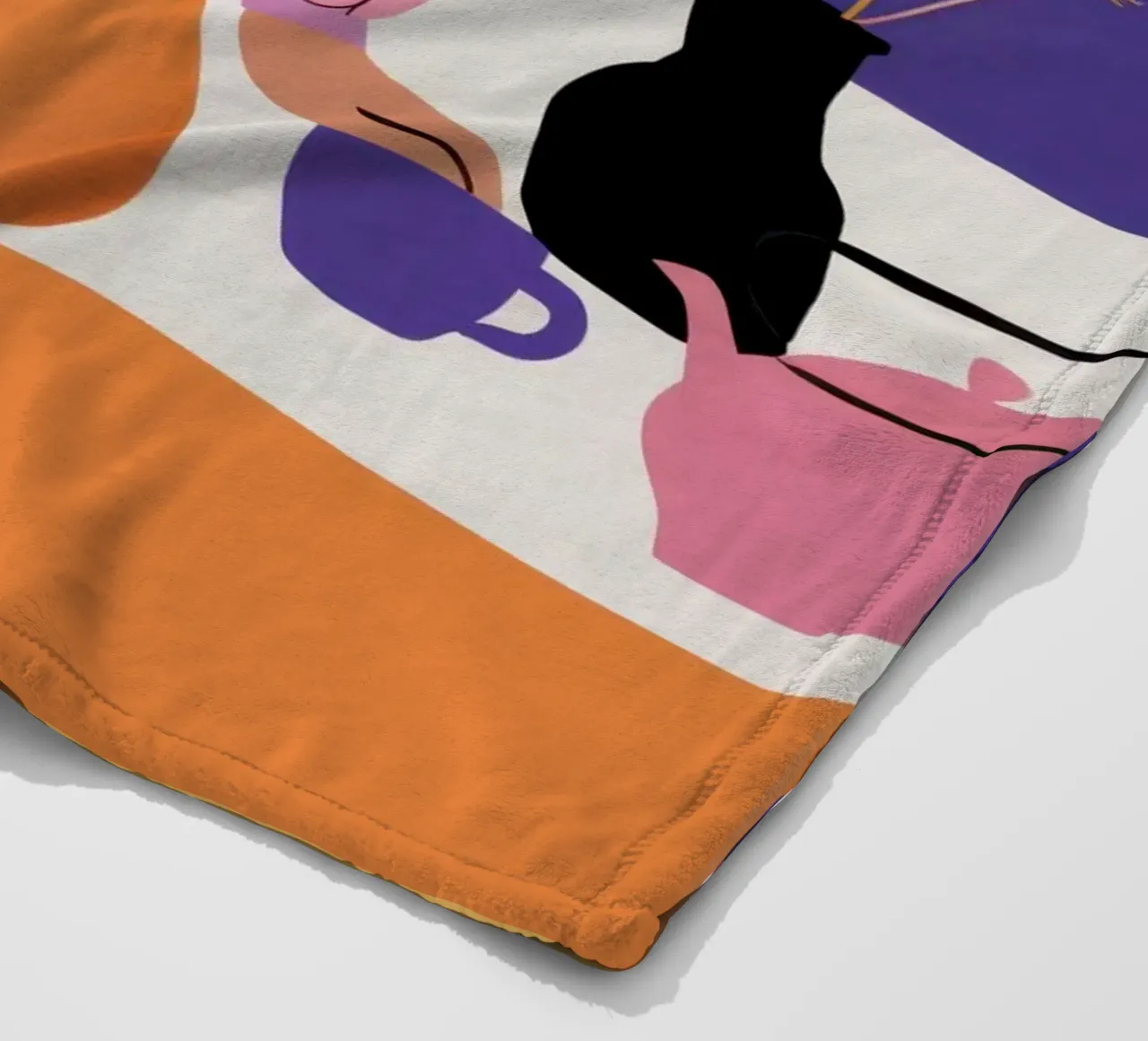 Succo di frutta felino Riposo coperta in pile da Prism Ritual