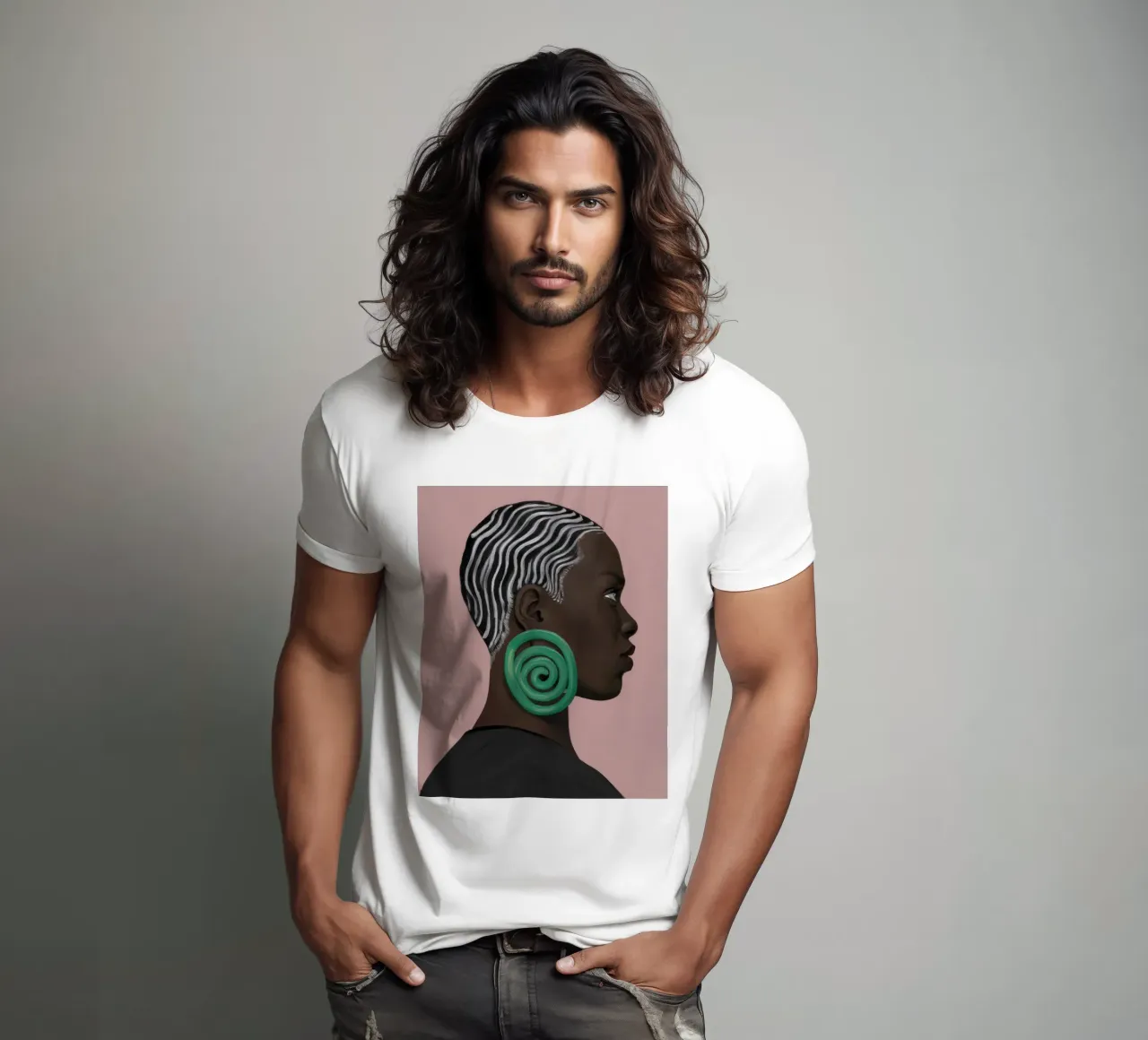 Smaragd geflochtene Anmut T-Shirt von Prism Ritual
