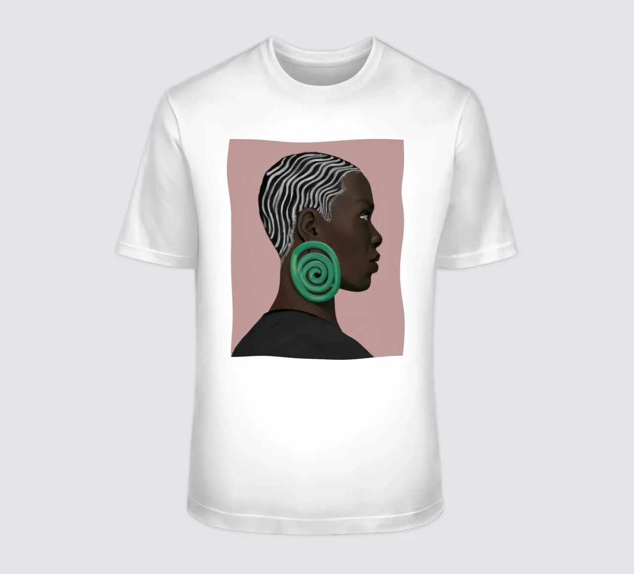 Smaragd geflochtene Anmut T-Shirt von Prism Ritual