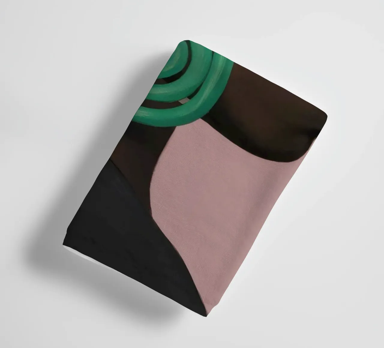 Smaragd geflochtene Anmut Handtuch von Prism Ritual