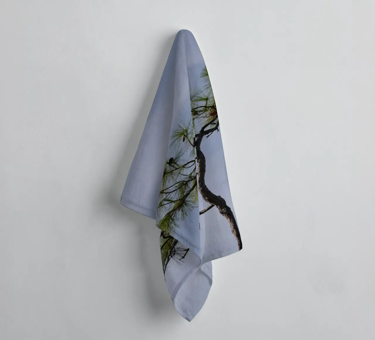 Longleaf Pine Against Blue Sky in the Everglades towel by byrieneke