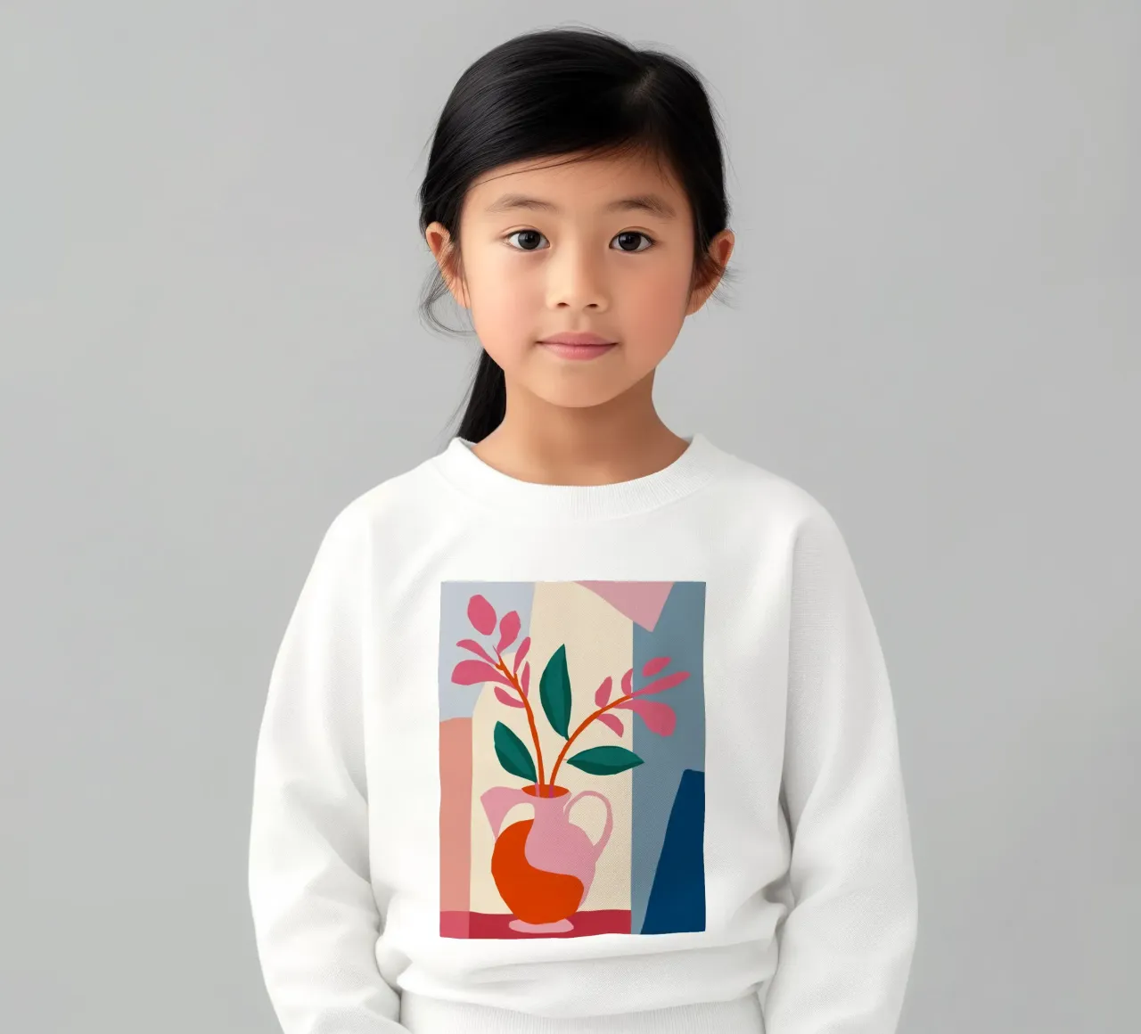 Armonía abstracta de Ikebana sudadera para niño de Veil Maya