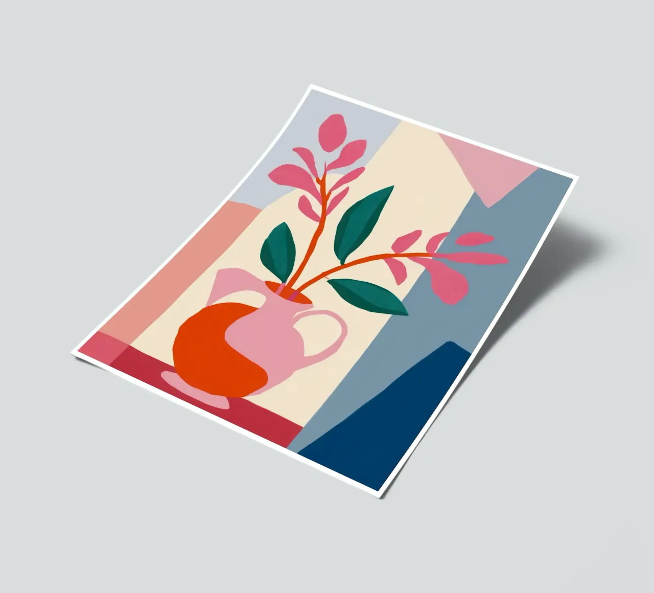 Abstract Ikebana Harmony sticker sheet by Veil Maya