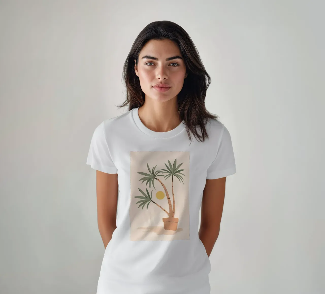 Palma in vaso Simplicity t-shirt da Prism Ritual