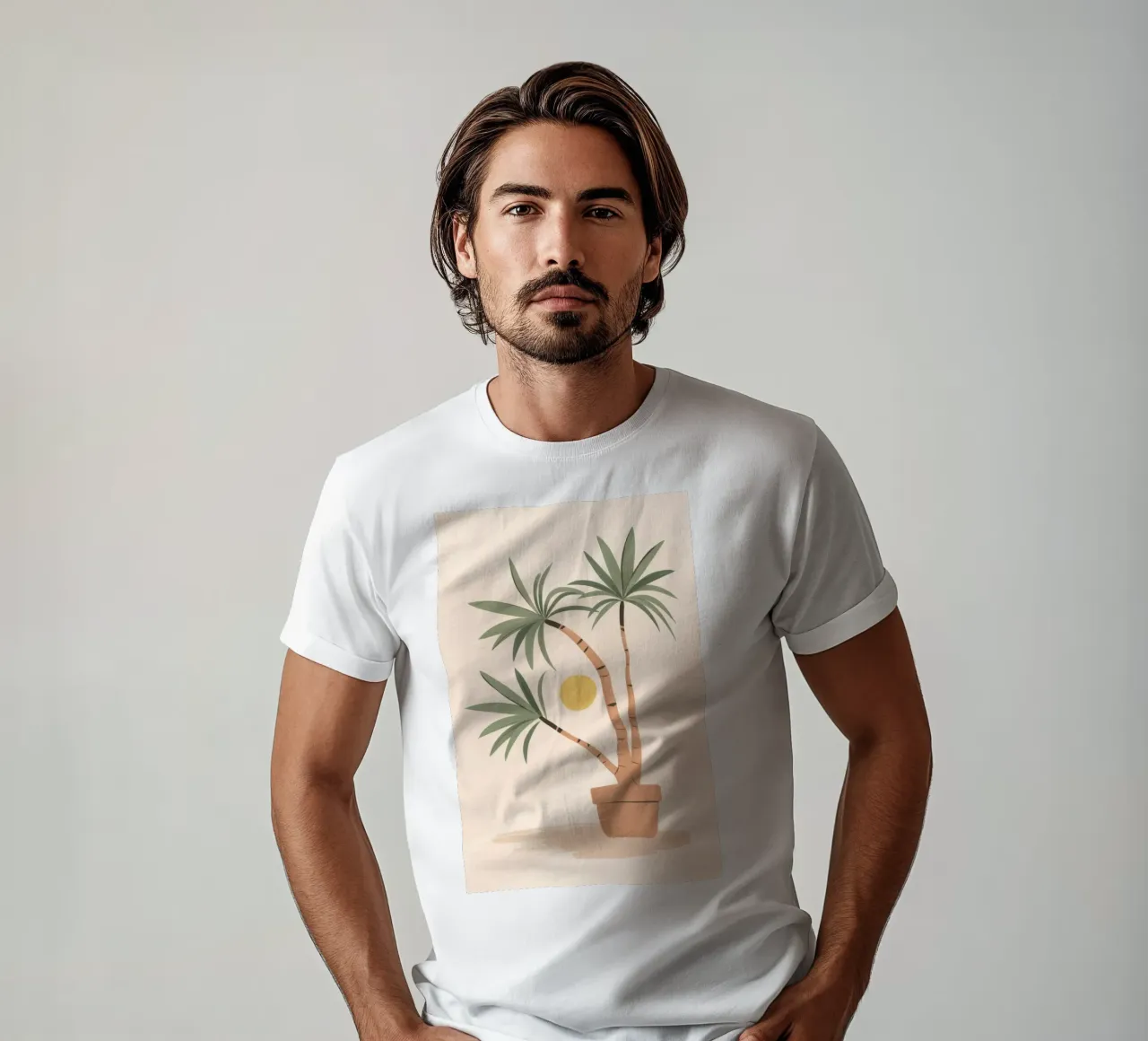 Palma in vaso Simplicity t-shirt da Prism Ritual