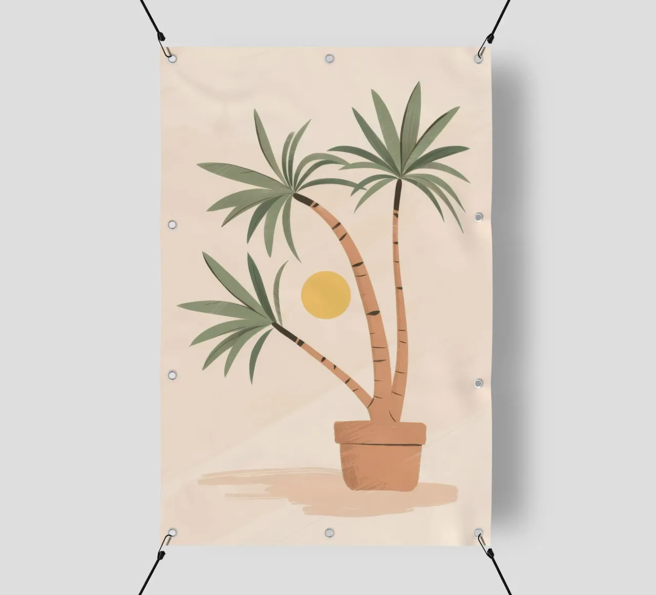 Palma in vaso Simplicity telo in pvc da Prism Ritual