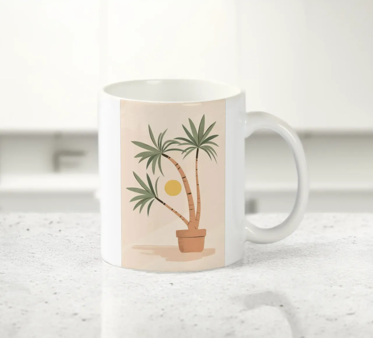 Palma in vaso Simplicity tazza in ceramica da Prism Ritual
