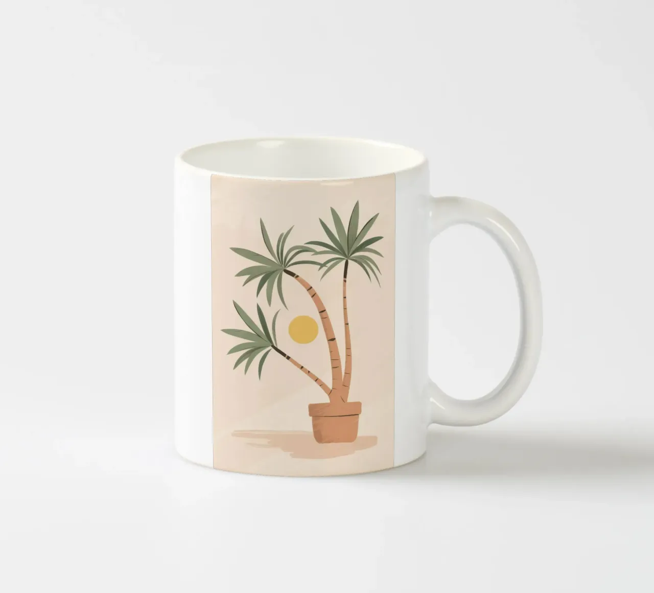 Palma in vaso Simplicity tazza in ceramica da Prism Ritual