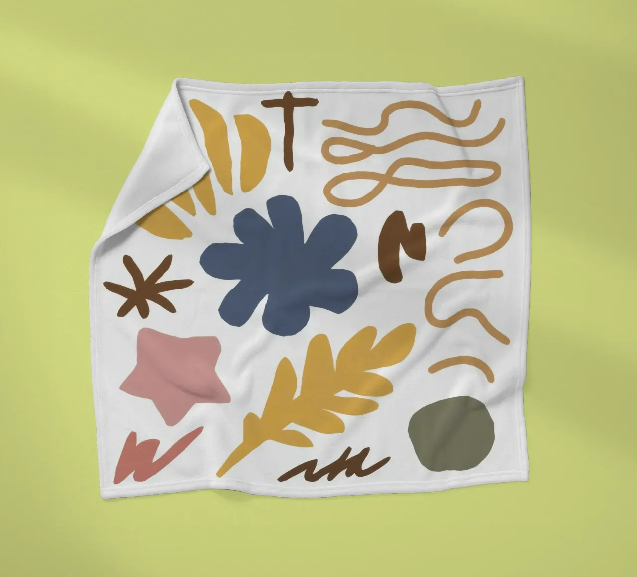 Medley di forme naturali coperta in pile da Veil Maya