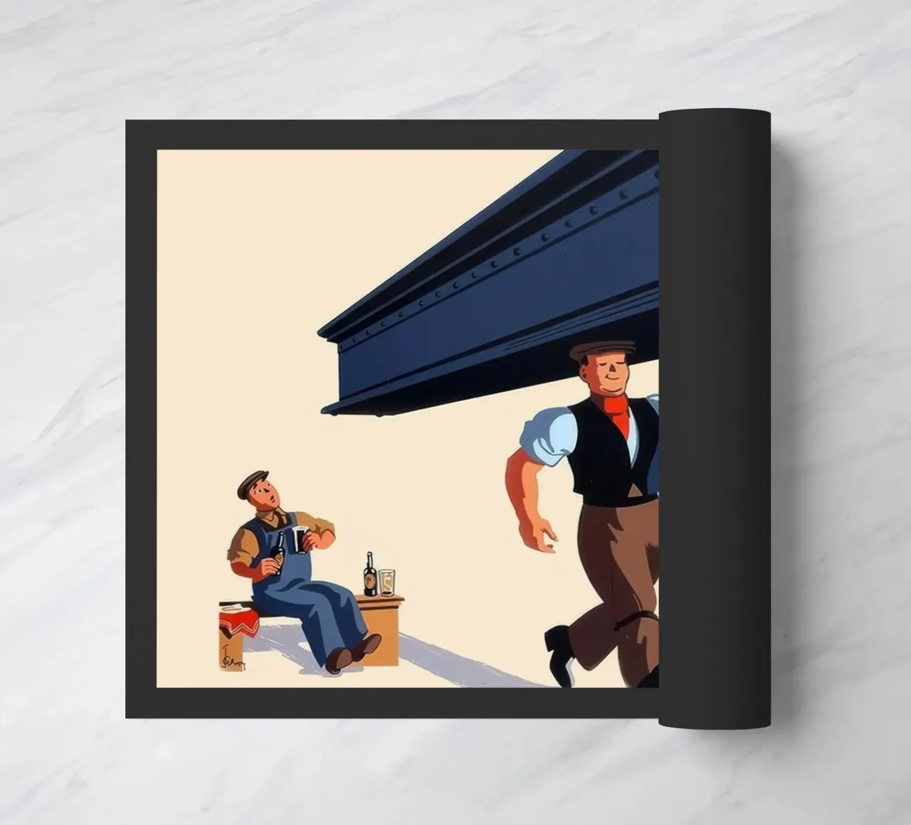 Poster d'epoca Guinness For Strength zerbino da Laudiashop