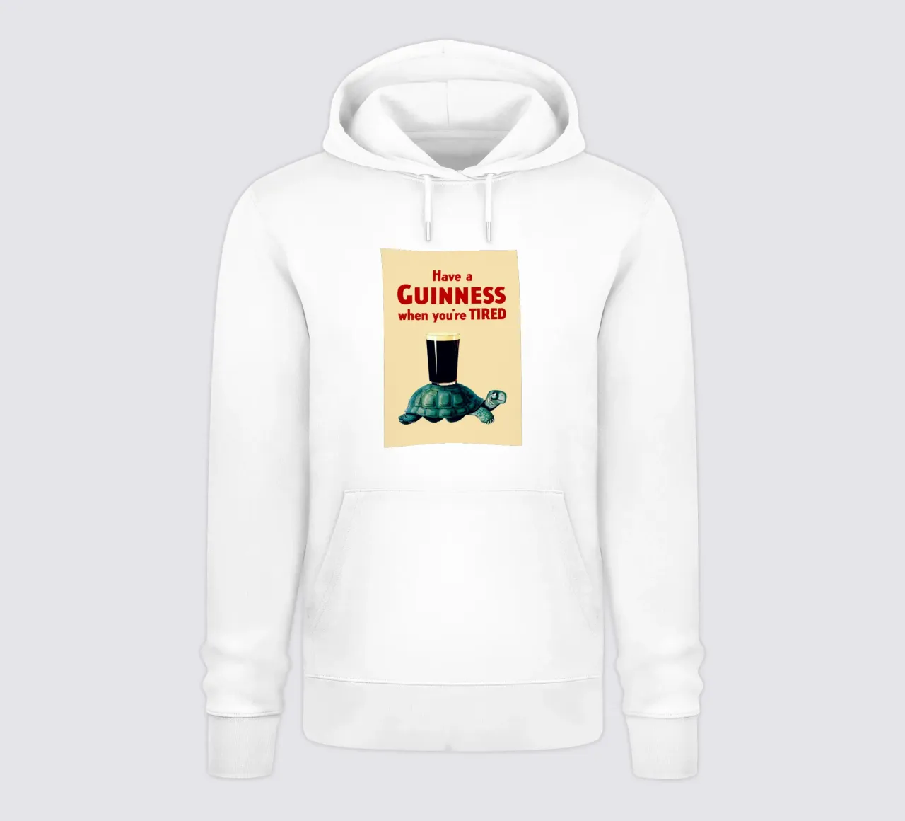 Poster d'epoca della Tartaruga Guinness felpa con cappuccio da Laudiashop