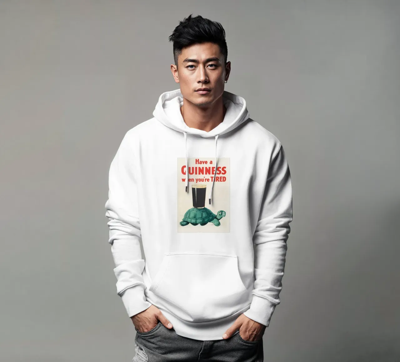 Prendi un poster della Tartaruga Guinness felpa con cappuccio da Laudiashop