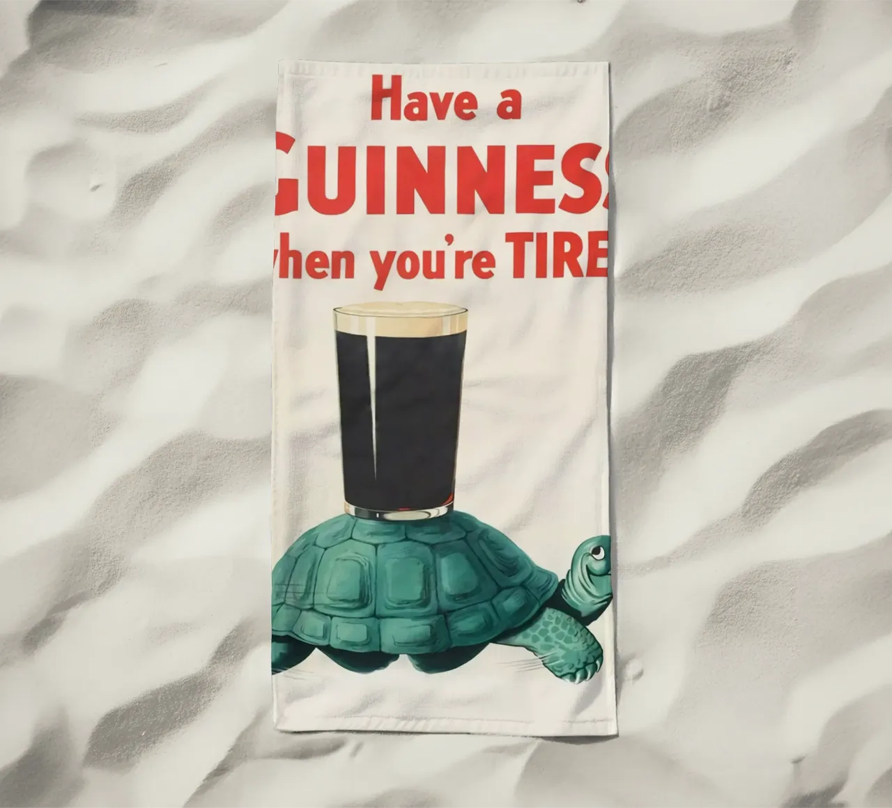 Prendi un poster della Tartaruga Guinness telo mare da Laudiashop