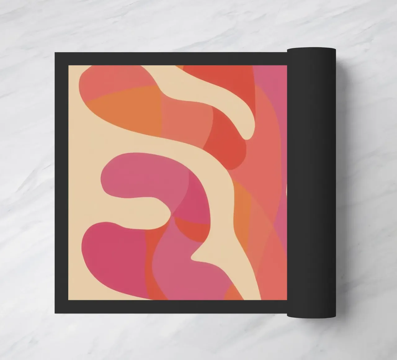 Coral Reef Abstraction doormat by Veil Maya