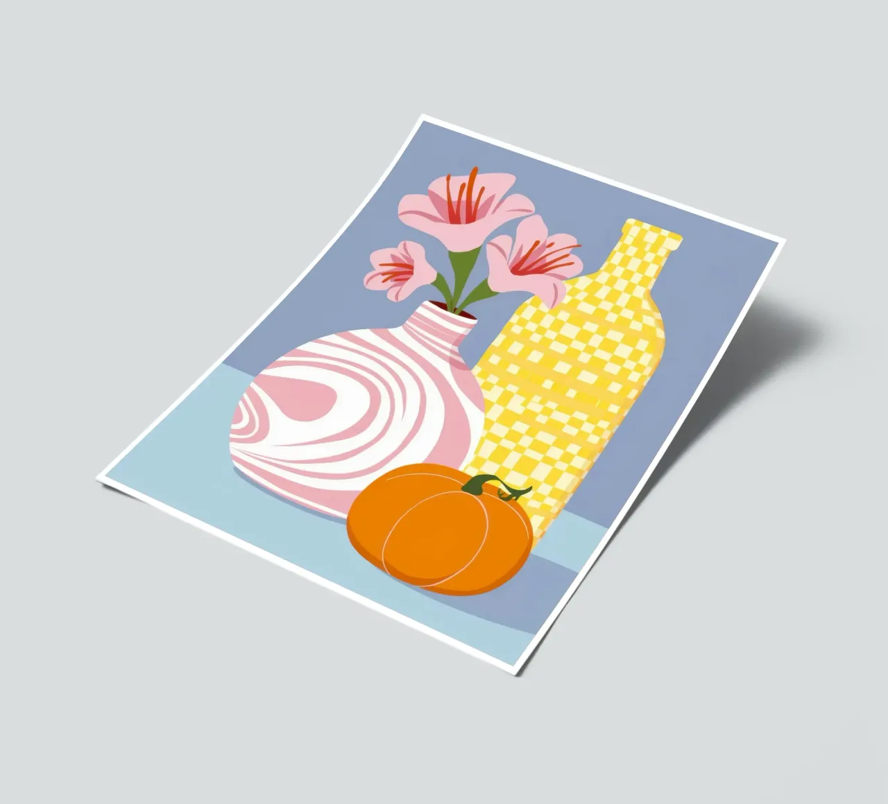 Pumpkin and Vases sticker sheet by Flock Reverie