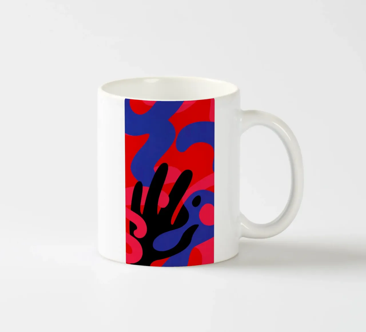 Danza cremisi noir tazza in ceramica da Prism Ritual