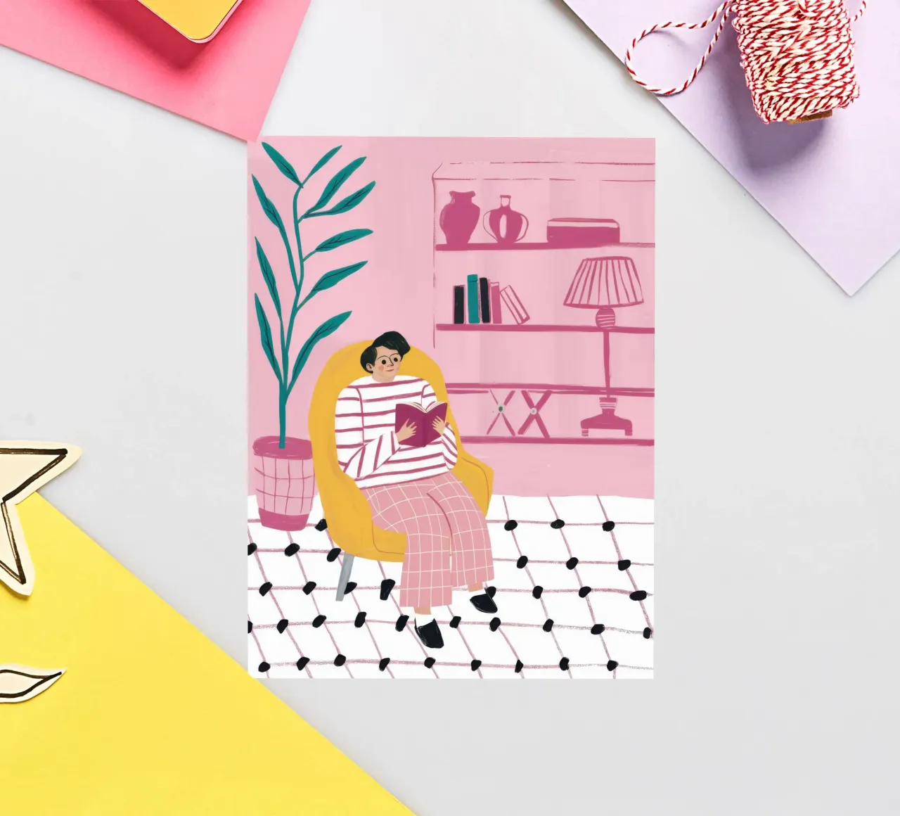 PolkaDot Reading Nook sticker by Prism Ritual