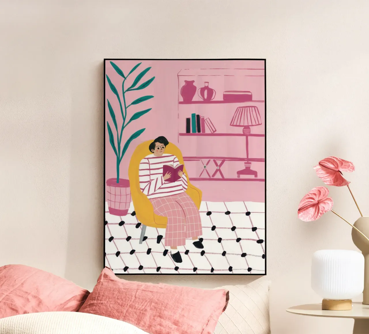 PolkaDot Reading Nook acrylic glass by Prism Ritual