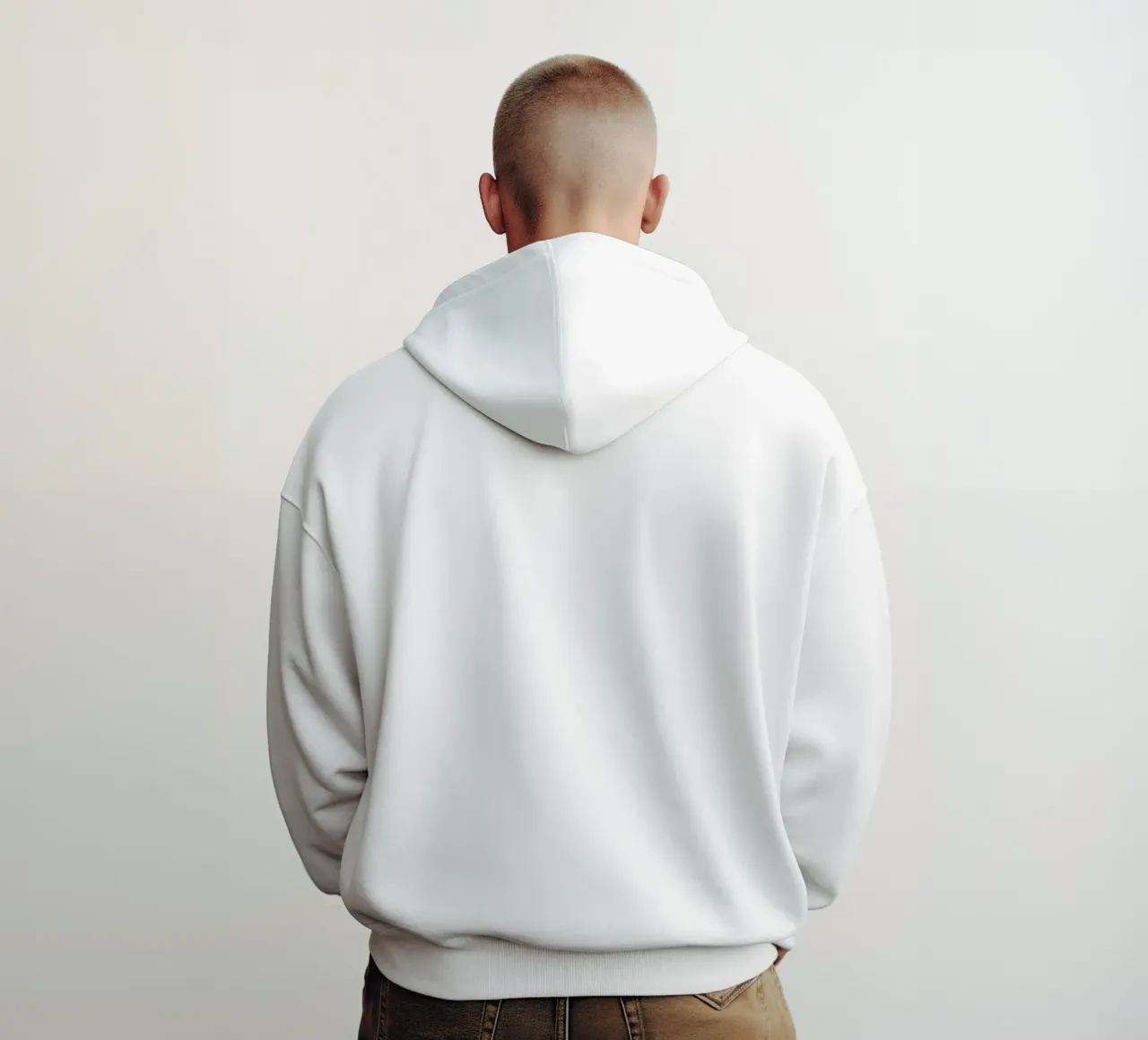 Grooviges abstraktes Retro-Muster in Gelb und Lavendel Hoodie von The Art Club