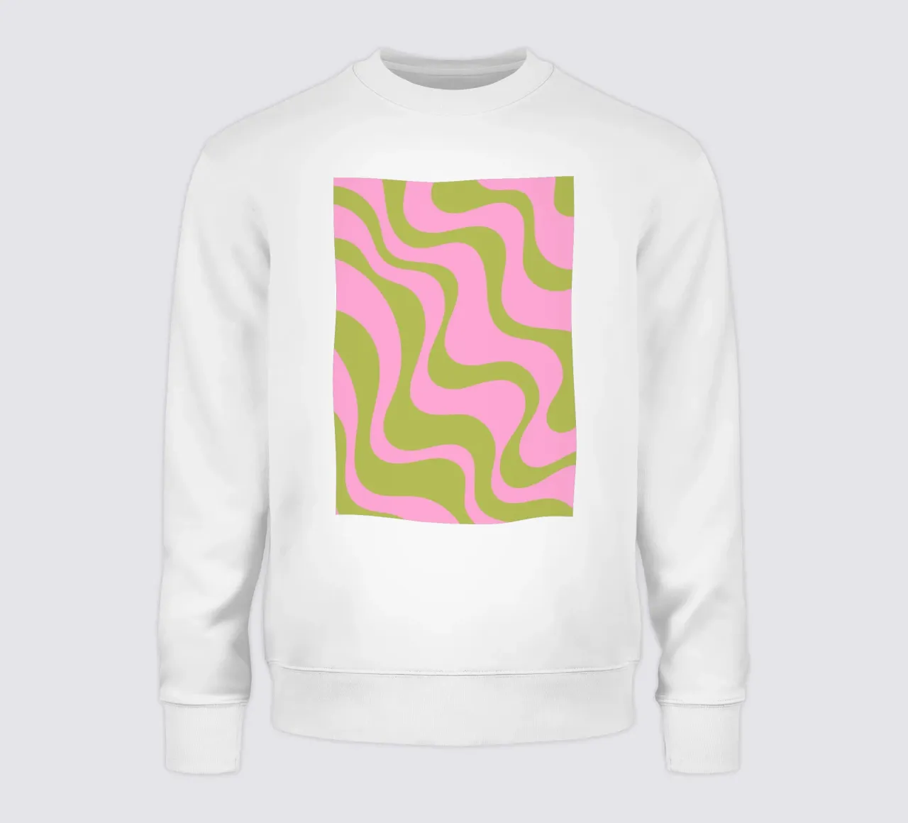 Groovy Retro Abstract Pattern sweatshirt by The Art Club