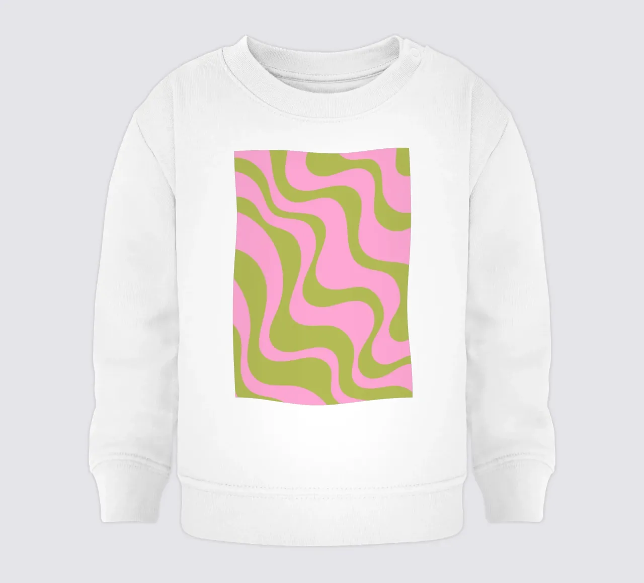 Groovy Retro Abstracto Patrón sudadera de bebé de The Art Club