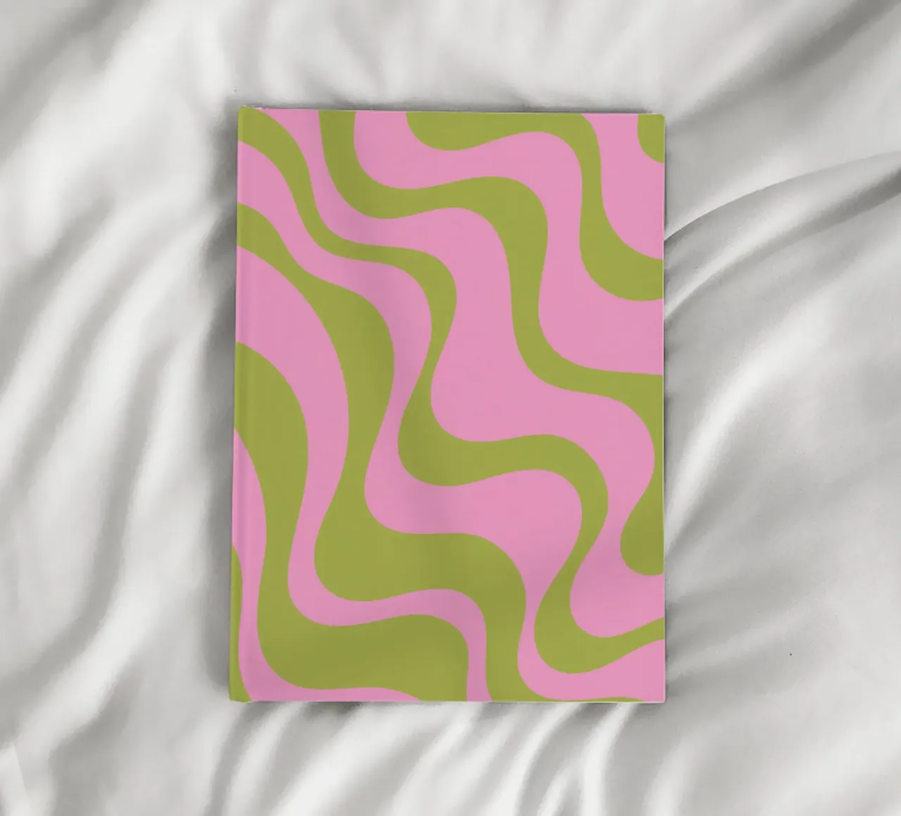 Motif abstrait rétro groovy carnet de notes de The Art Club