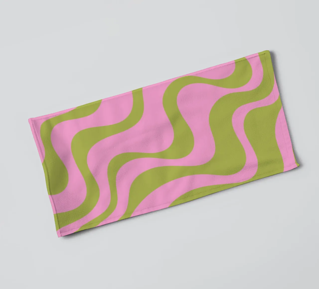 Groovy Retro Abstract Pattern towel by The Art Club