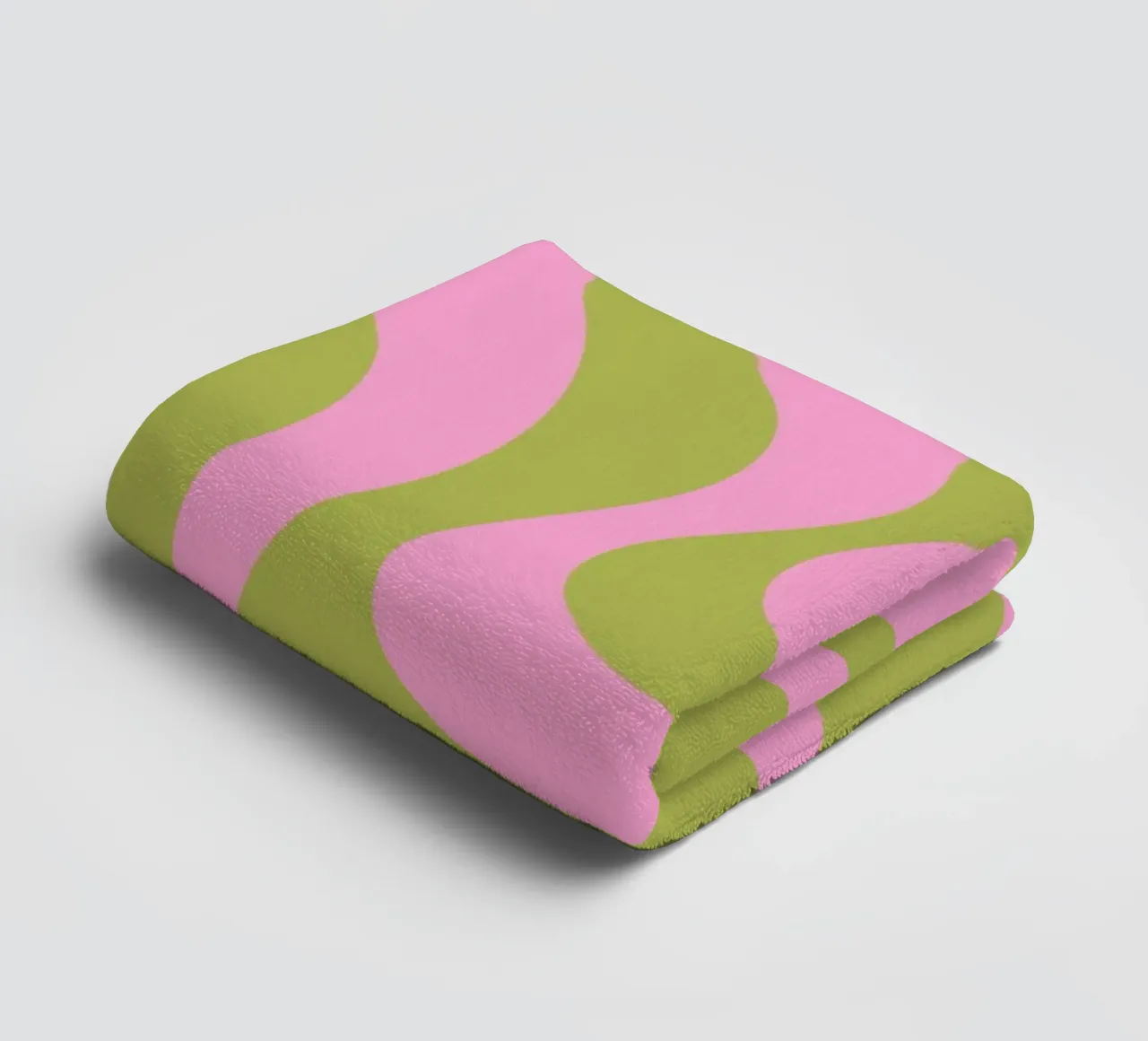 Groovy Retro Abstract Pattern towel by The Art Club