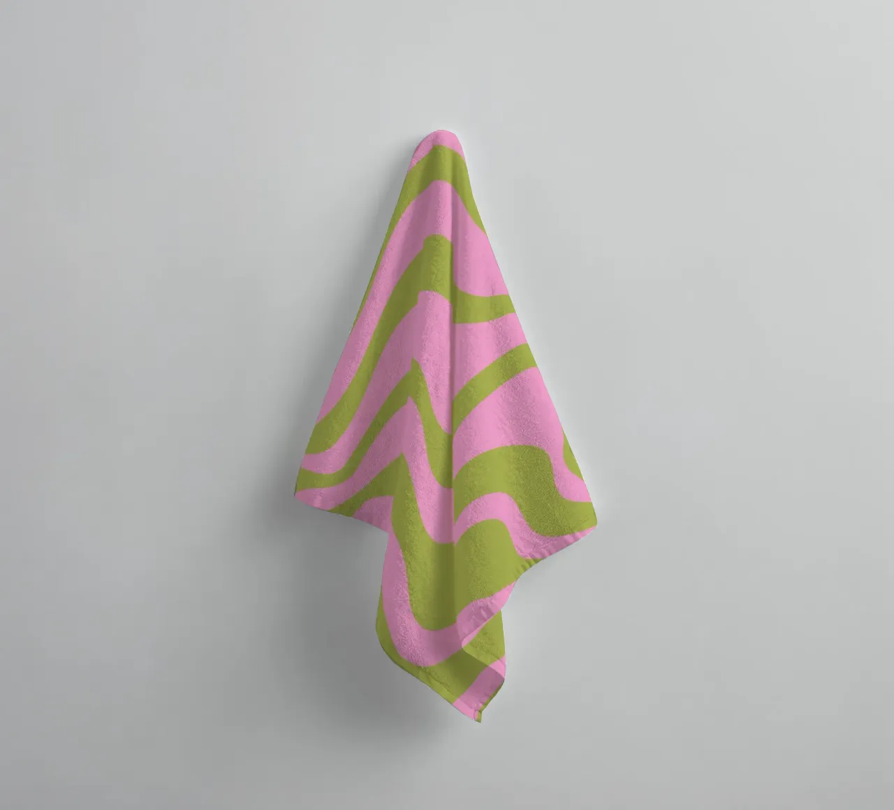 Groovy Retro Abstract Pattern towel by The Art Club