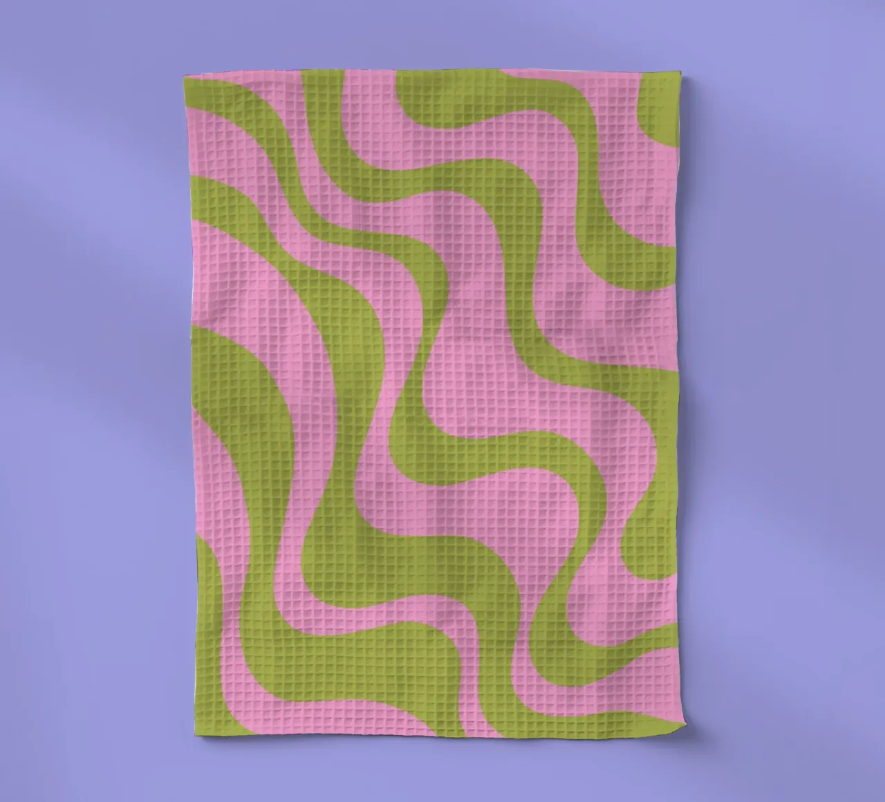 Groovy Retro Abstract Pattern tea towel by The Art Club
