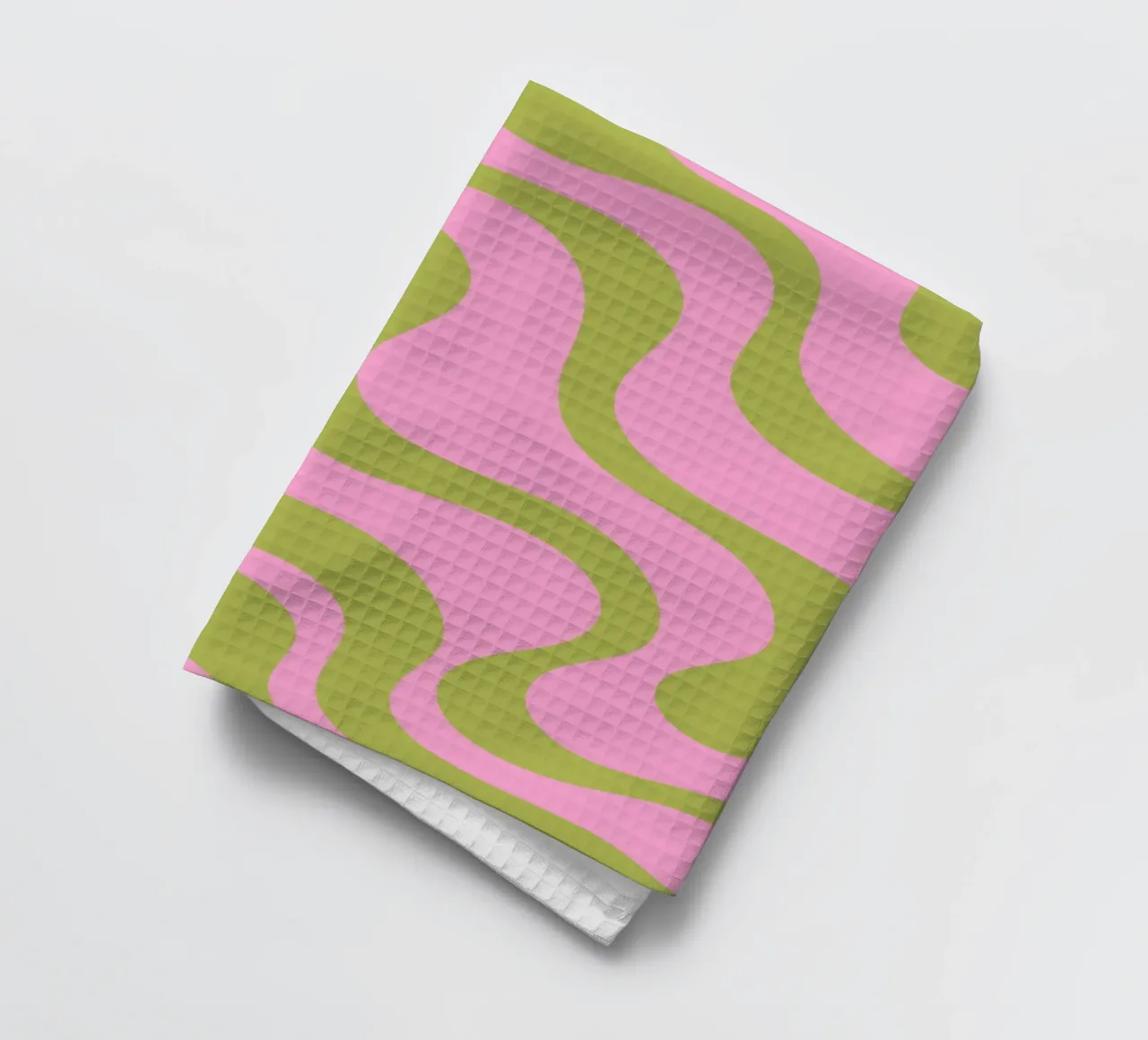 Groovy Retro Abstract Pattern tea towel by The Art Club