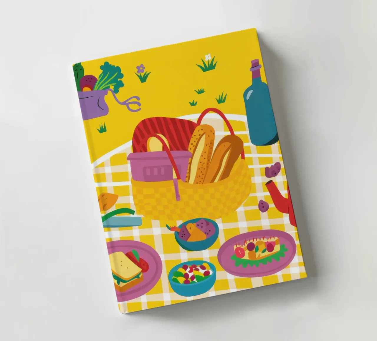 Pique-nique d'été joyeux carnet de notes de Flock Reverie