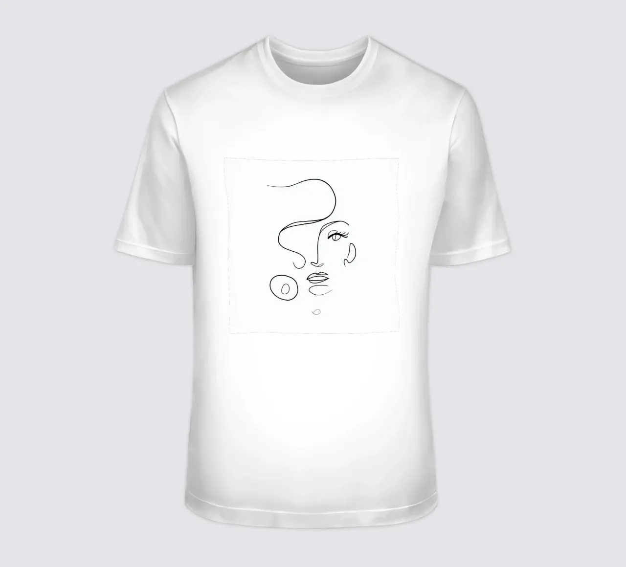 Sguardo lineare sussurrato t-shirt da Prism Ritual
