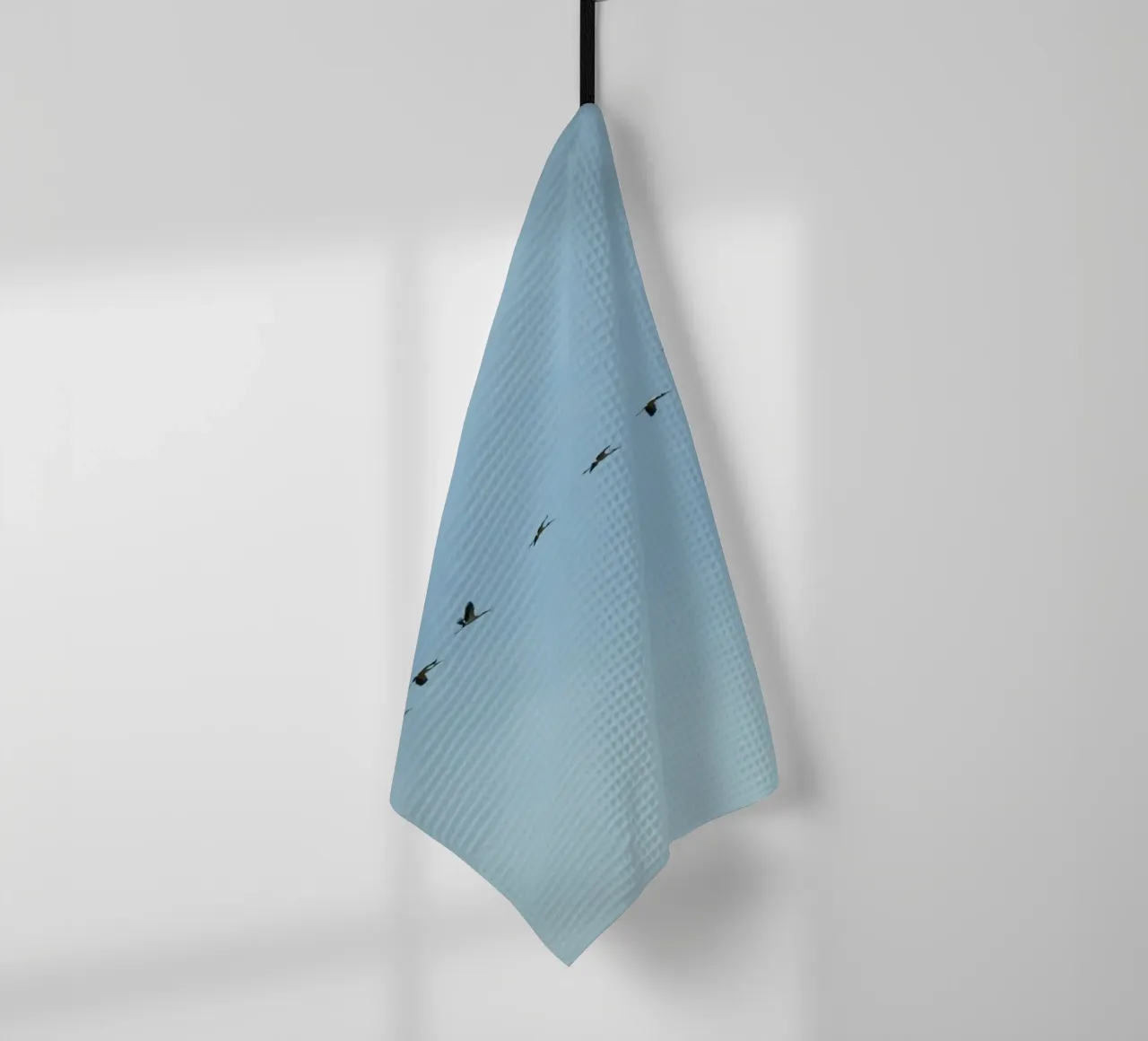Bird Formation Over the Everglades, Florida tea towel by byrieneke