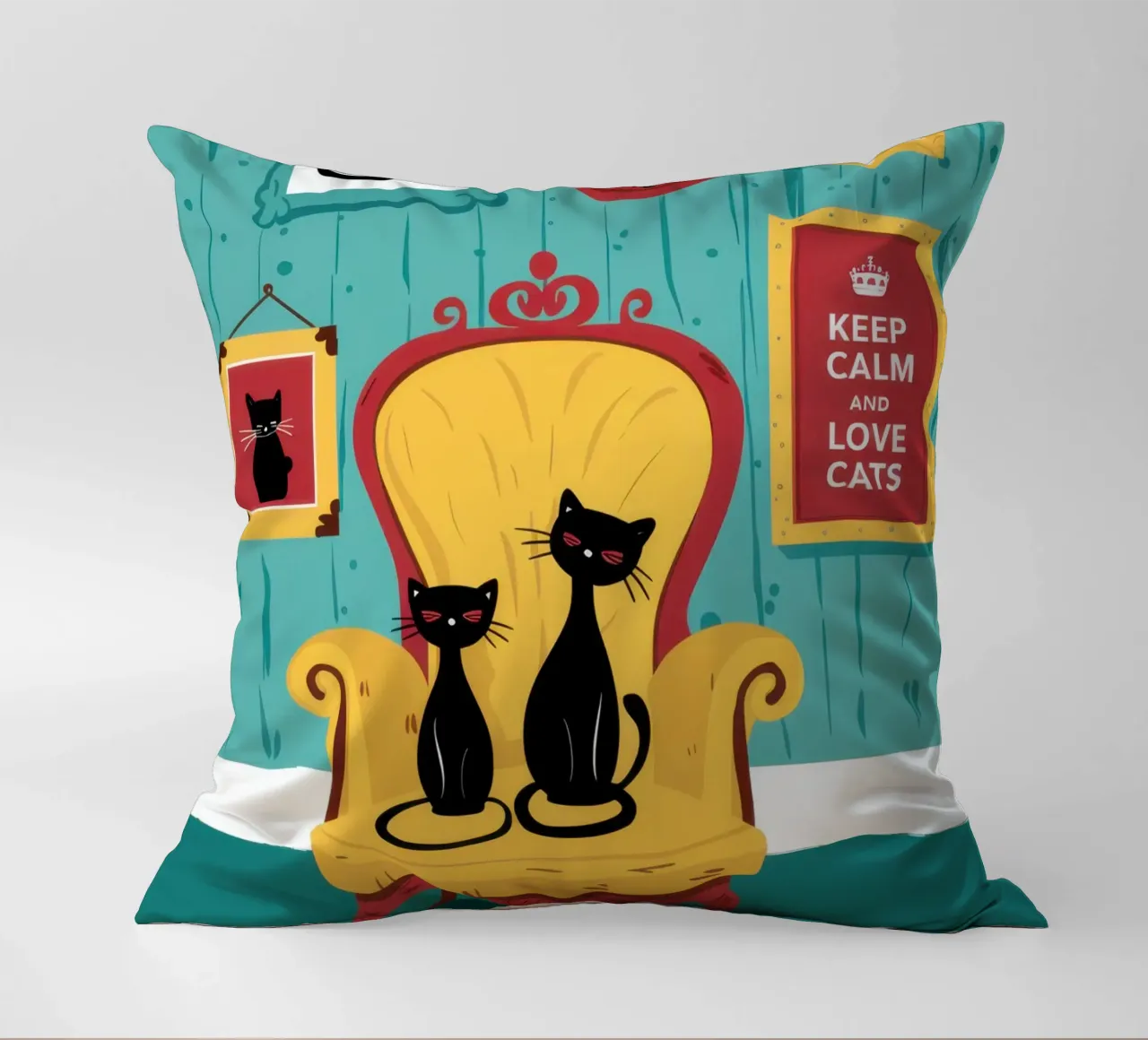 Trono felino regale cuscino da Veil Maya