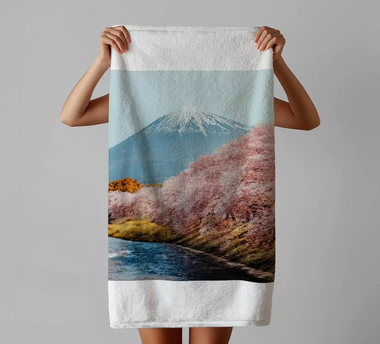 Il monte Fuji Sakura asciugamano da bagno da Travel