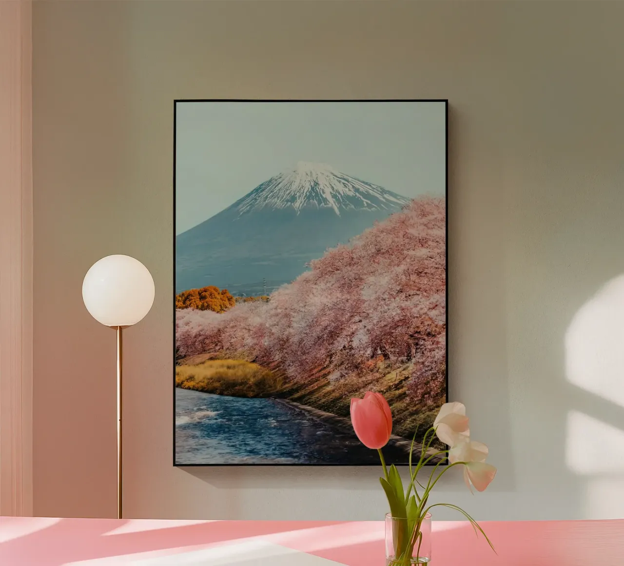 Il monte Fuji Sakura plexiglass da Travel