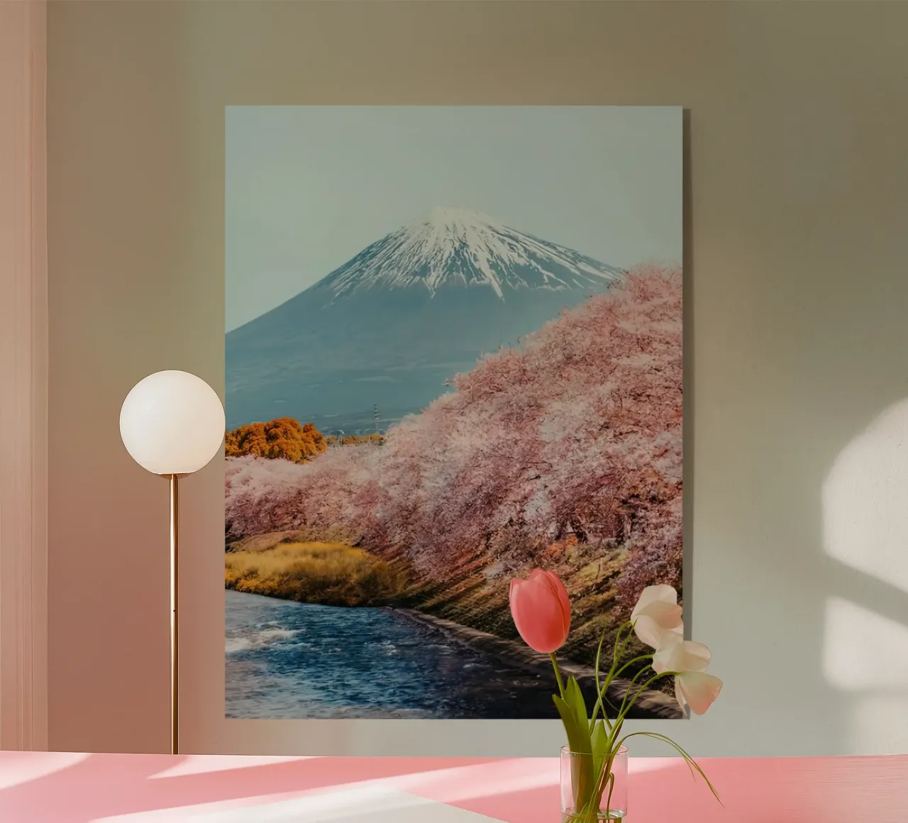 Il monte Fuji Sakura plexiglass da Travel