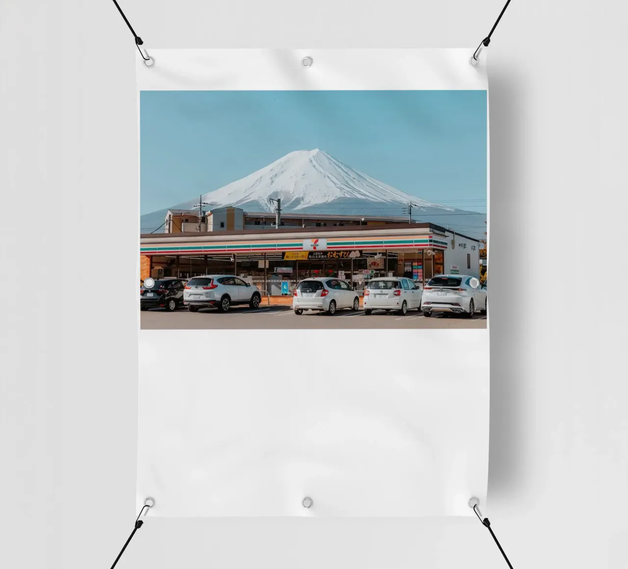 Giappone 7-11 Montagna del Fuji telo in pvc da Travel
