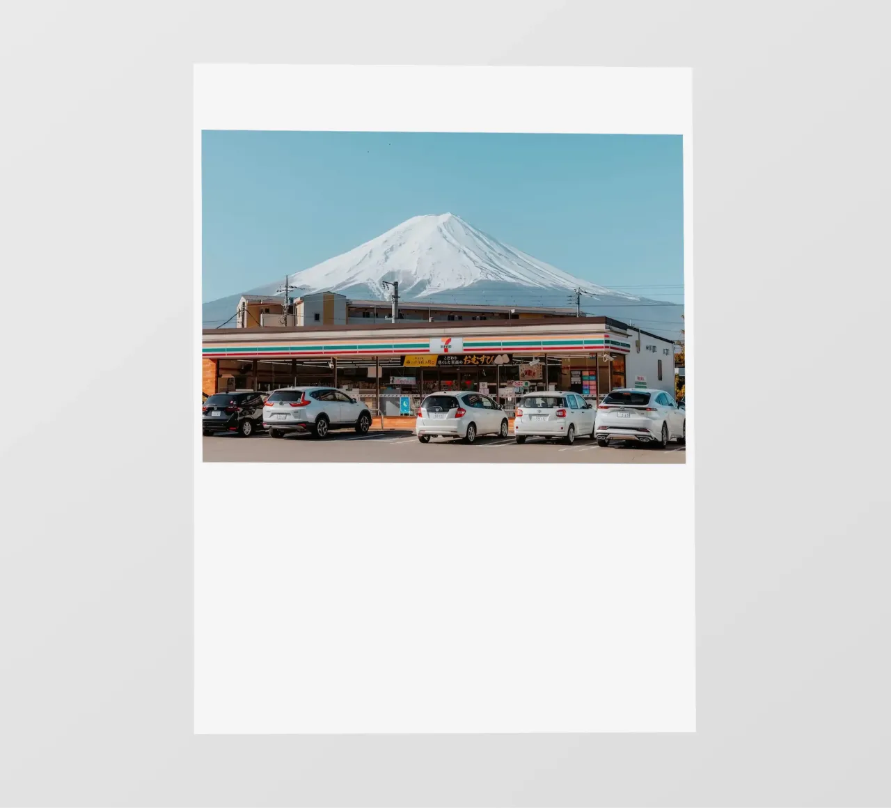 Giappone 7-11 Montagna del Fuji telo in pvc da Travel