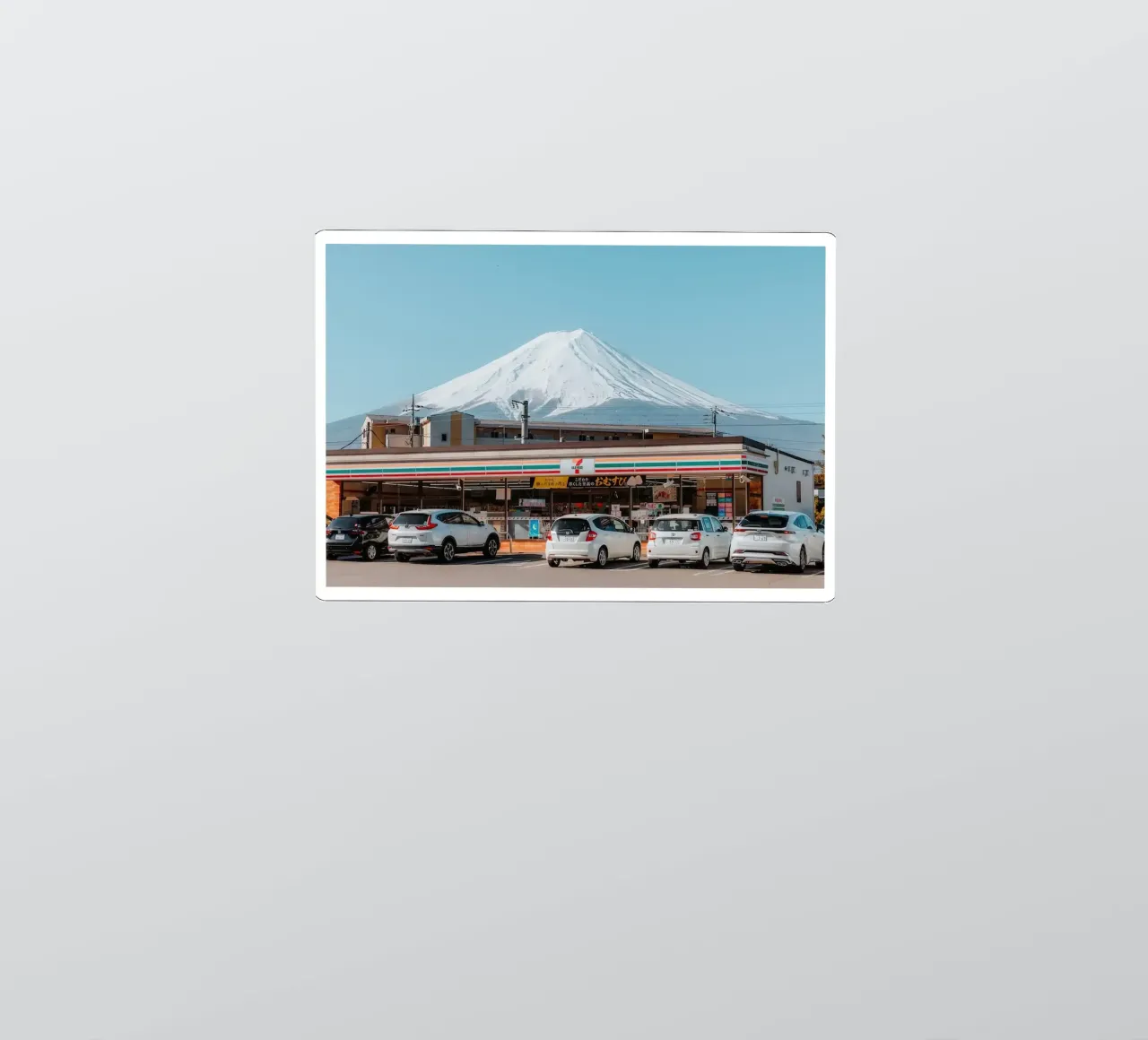 Japan 7-11 Fuji Moutain sticker by Travel