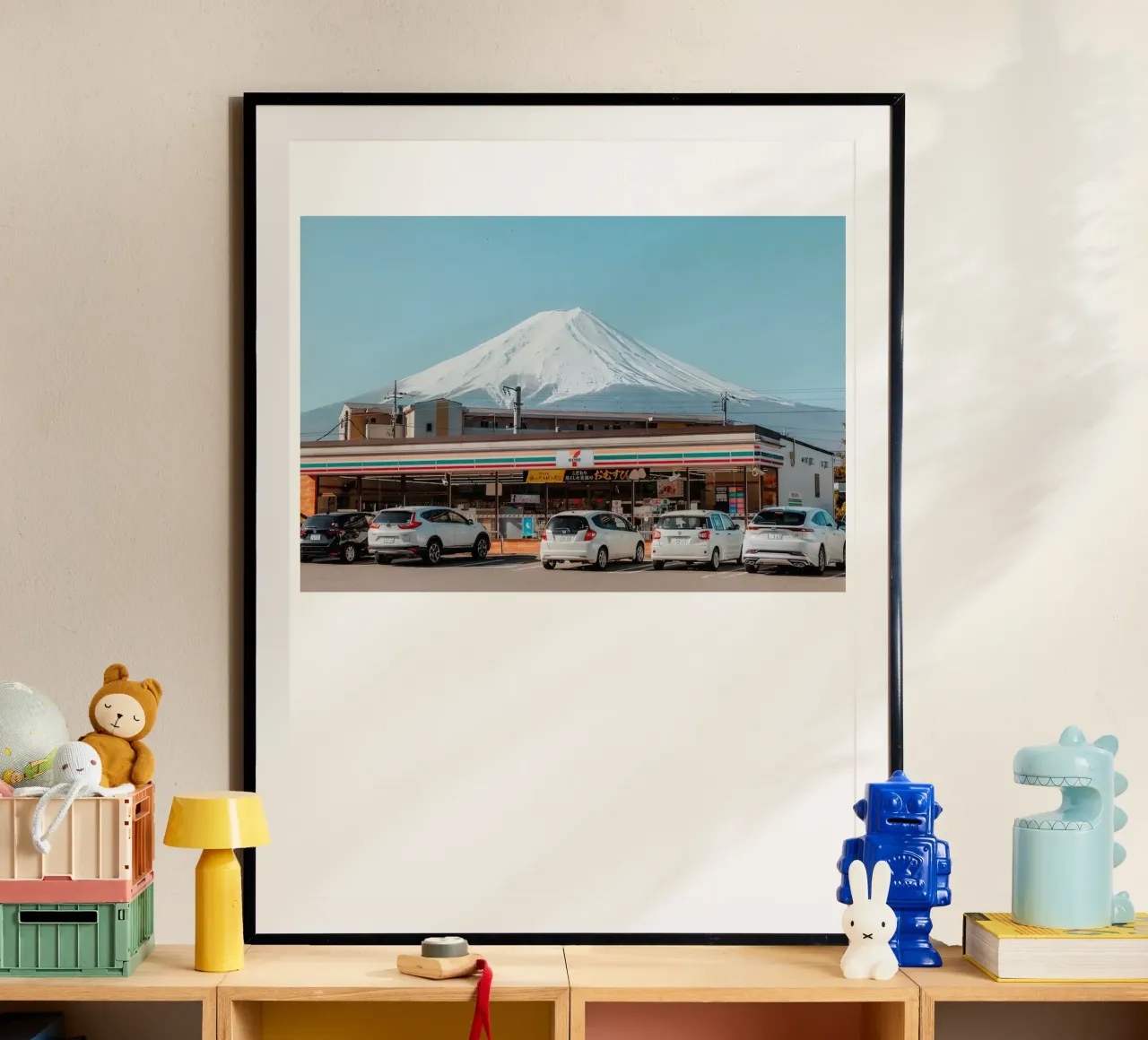 Japan 7-11 Fuji Moutain poster by Travel