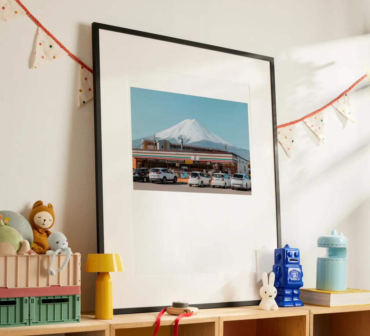 Japan 7-11 Fuji Moutain poster by Travel