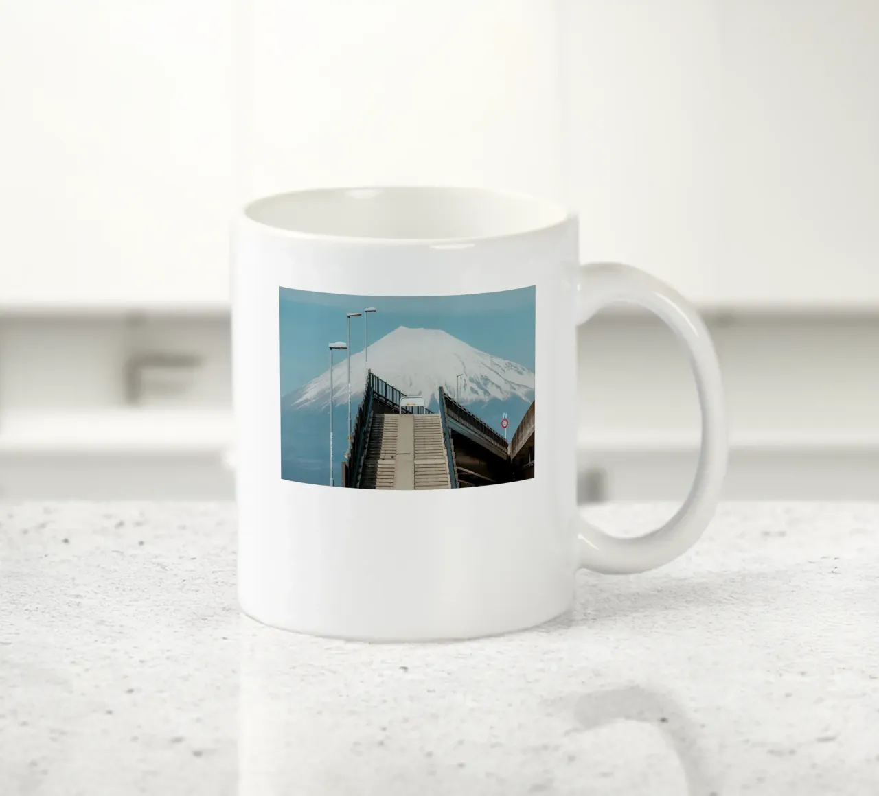 Autostrada del Monte Fuji tazza in ceramica da Travel