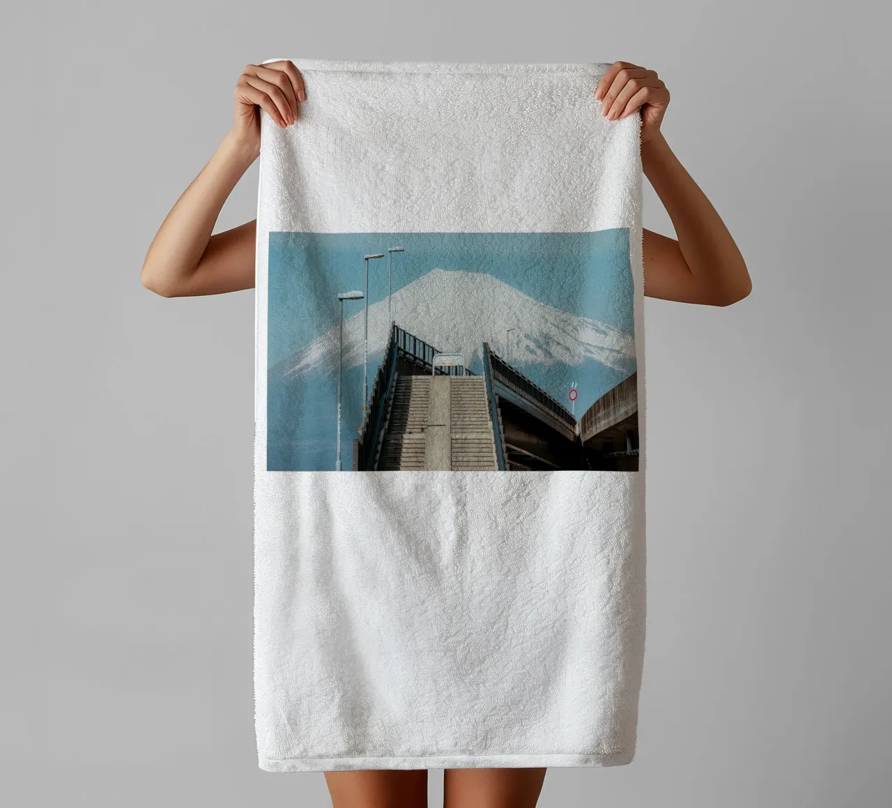 Autostrada del Monte Fuji asciugamano da bagno da Travel