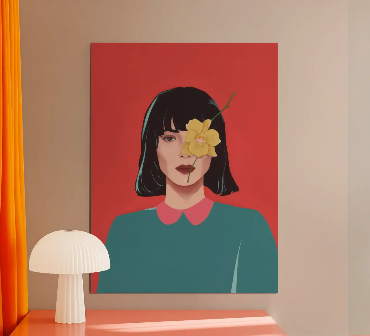 Petalo sguardo cremisi carta hahnemühle da Prism Ritual
