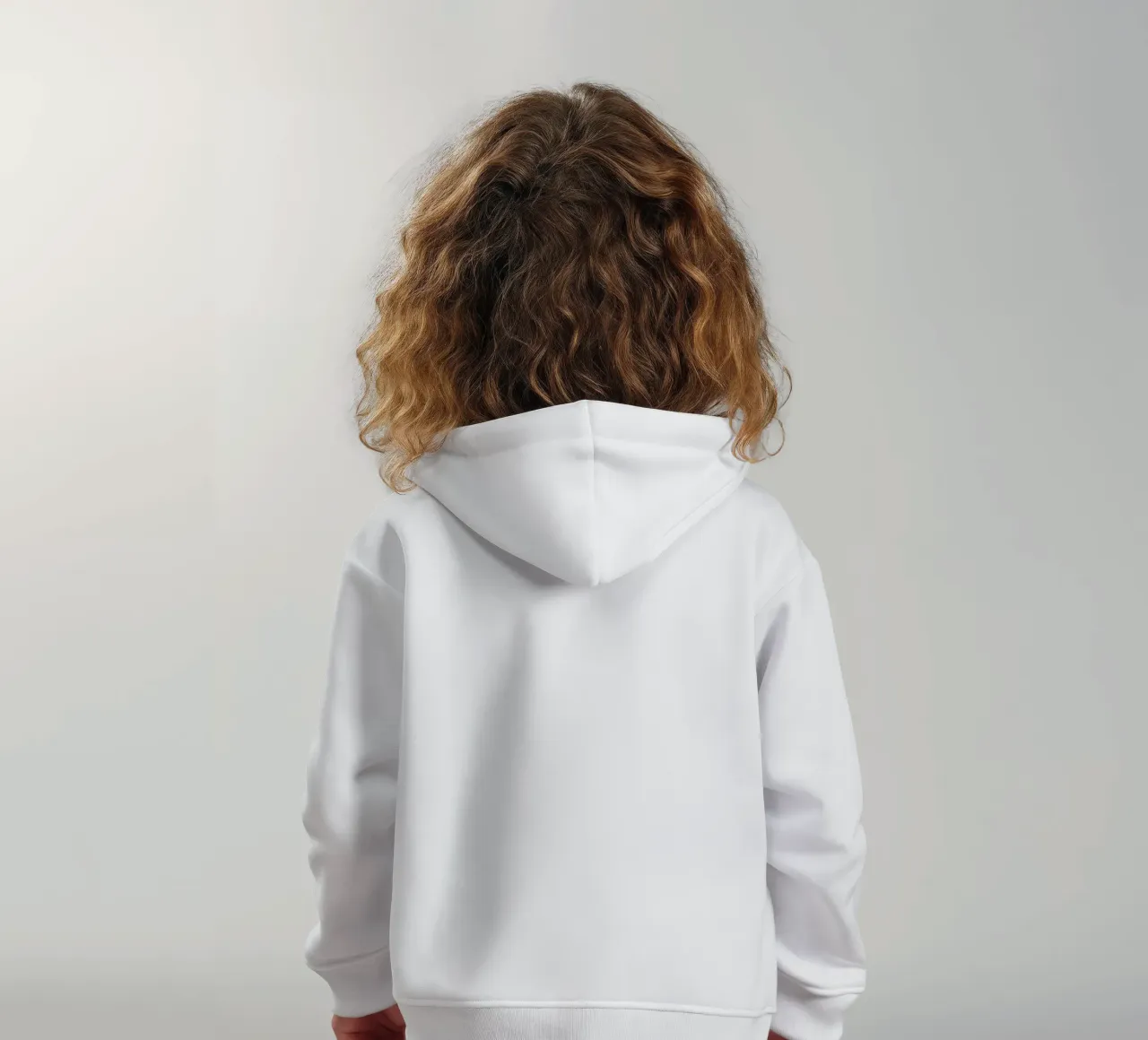 Design retrò a linee curve felpa bambino con cappuccio da The Art Club